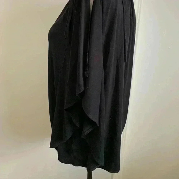 ❤️ BNWOT- Wilmer T-shirt ruffle one shoulder tube  top in black size M - Picture 5 of 6